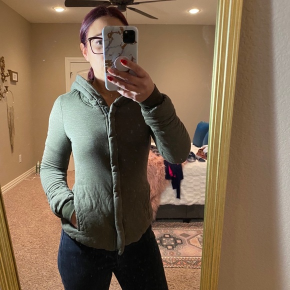 BCBG max hooded zip up - Picture 2 of 5